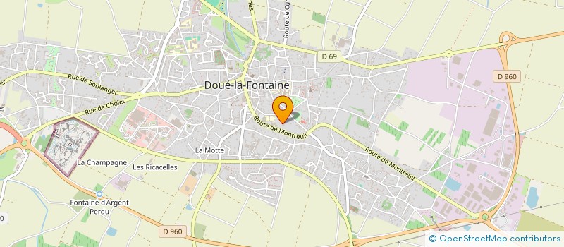 localisation de l'entreprise GROUPEMENT FORESTIER DU RAGOT à DOUE-EN-ANJOU