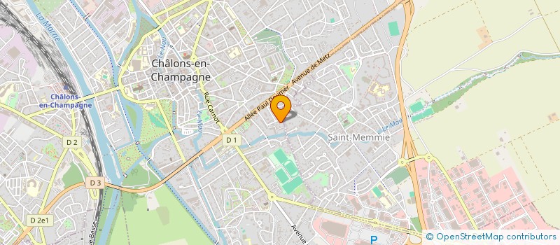 localisation de l'entreprise GROUPEMENT FORESTIER DU RELAIS  CHALONS-EN-CHAMPAGNE