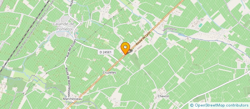 localisation de l'entreprise GROUPEMENT FORESTIER DU SANSON  LALANDE-DE-POMEROL