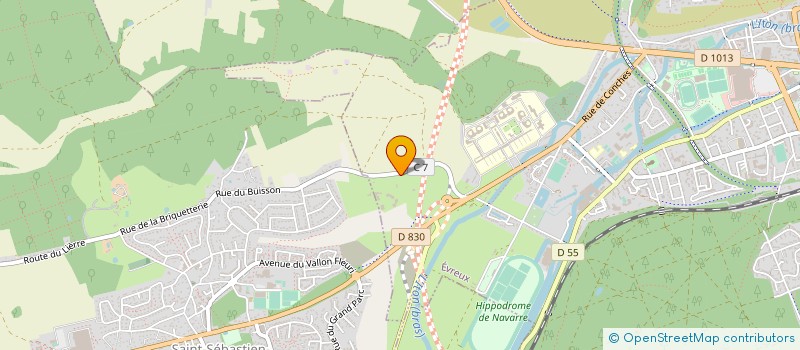 localisation de l'entreprise GROUPEMENT FORESTIER DU SAY R à EVREUX