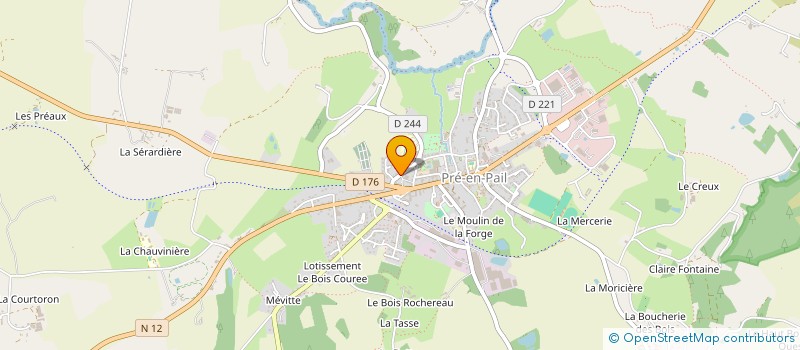 localisation de l'entreprise GROUPEMENT FORESTIER DU TRONCHAI  PRE-EN-PAIL-SAINT-SAMSON