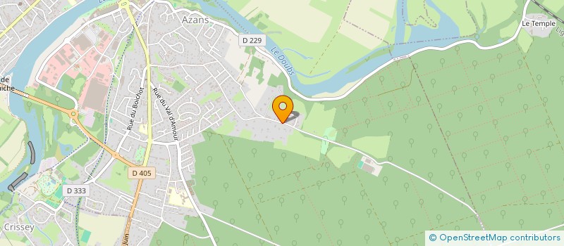 localisation de l'entreprise GROUPEMENT FORESTIER DU TROUPESY à DOLE