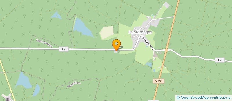 localisation de l'entreprise GROUPEMENT FORESTIER DU VAL D'OR  SAINT-IMOGES