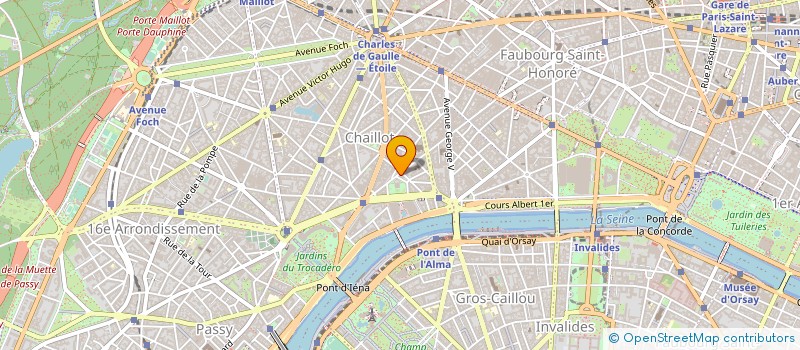 localisation de l'entreprise GROUPEMENT FORESTIER DU VERNAS à PARIS