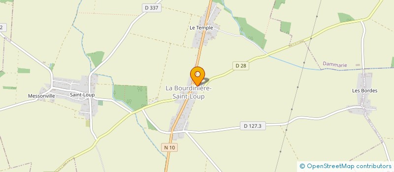 localisation de l'entreprise GROUPEMENT FORESTIER DU VIEUX CHENE à LA BOURDINIERE-SAINT-LOUP