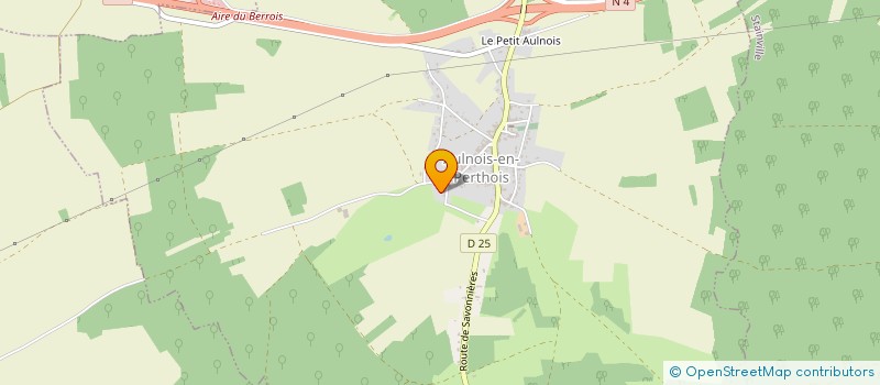 localisation de l'entreprise GROUPEMENT FORESTIER ENTRE LOIRE ET MEUSE à AULNOIS-EN-PERTHOIS