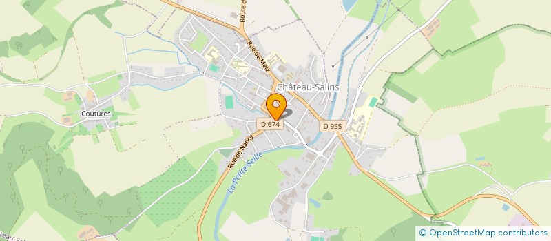 localisation de l'entreprise GROUPEMENT FORESTIER ENTRE SEILLE ET MAD  CHATEAU-SALINS