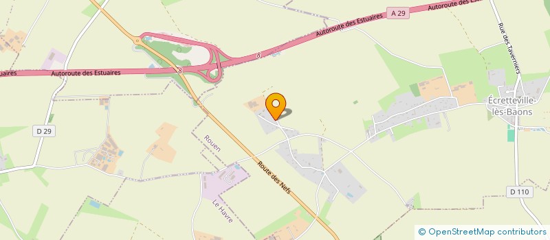 localisation de l'entreprise GROUPEMENT FORESTIER ENTRE TERRE ET MER  ECRETTEVILLE-LES-BAONS