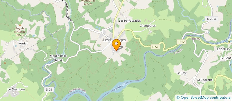 localisation de l'entreprise GROUPEMENT FORESTIER EPAGOU  LA JONCHERE ST MAURICE