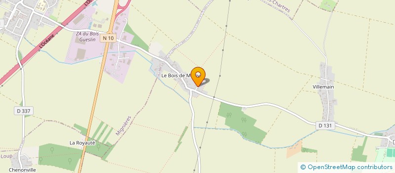 localisation de l'entreprise GROUPEMENT FORESTIER EURELIEN à CHARTRES