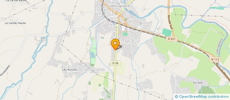 localisation de l'entreprise GROUPEMENT FORESTIER FABRE-LAFOND  LABRUGUIERE