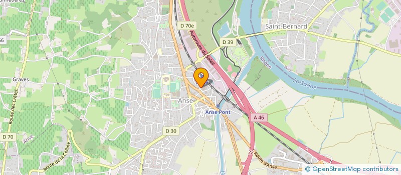 localisation de l'entreprise GROUPEMENT FORESTIER FAMILIAL DU SORNIN  ANSE