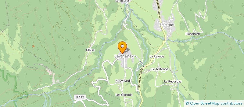 localisation de l'entreprise GROUPEMENT FORESTIER FOHAB  TALLOIRES-MONTMIN