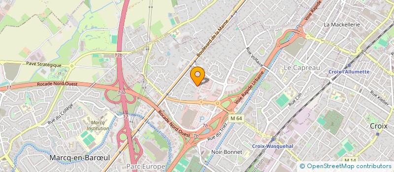 localisation de l'entreprise GROUPEMENT FORESTIER FONTAINE-NOTRE-DAME  WASQUEHAL