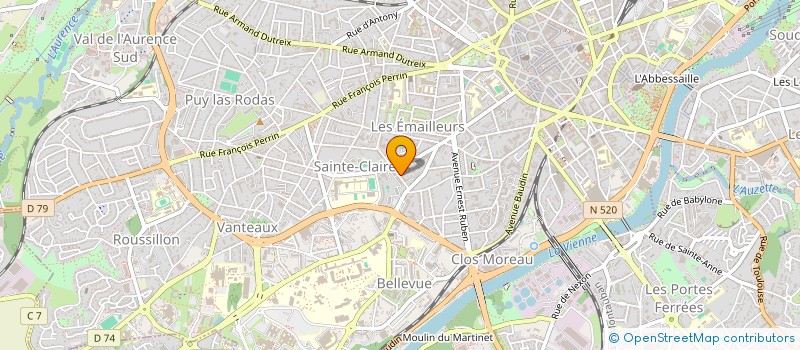 localisation de l'entreprise GROUPEMENT FORESTIER FORDEST à LIMOGES