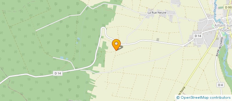 localisation de l'entreprise GROUPEMENT FORESTIER FORET DE GOBERT N 2  LES ORMES