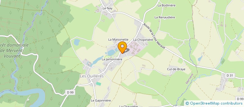 localisation de l'entreprise GROUPEMENT FORESTIER FORET DE VERNEUIL  MERVENT