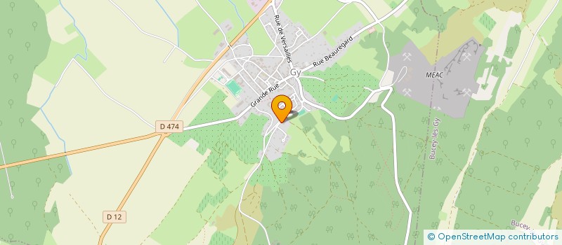 localisation de l'entreprise GROUPEMENT FORESTIER FORET SERRIGNY EST  GY