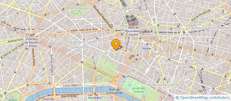 localisation de l'entreprise GROUPEMENT FORESTIER FORETEX à PARIS