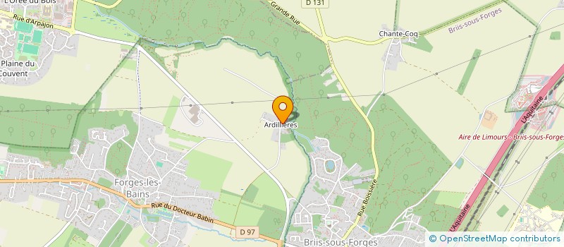 localisation de l'entreprise GROUPEMENT FORESTIER FREDERIC  LIMOURS