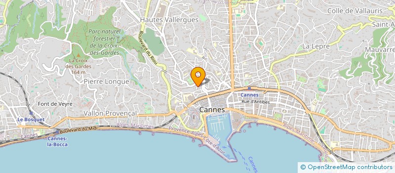 localisation de l'entreprise GROUPEMENT FORESTIER GABRIEL à CANNES