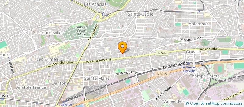 localisation de l'entreprise GROUPEMENT FORESTIER GAMALTH  LE HAVRE