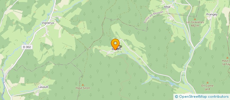 localisation de l'entreprise GROUPEMENT FORESTIER GINOFORET  SOMMANT