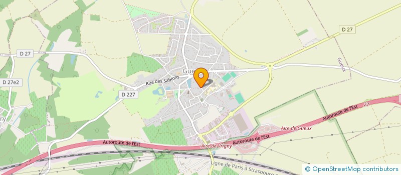 localisation de l'entreprise GROUPEMENT FORESTIER GMZ  GUEUX