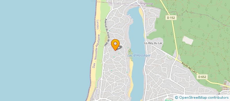 localisation de l'entreprise GROUPEMENT FORESTIER GUINAS  SOORTS-HOSSEGOR