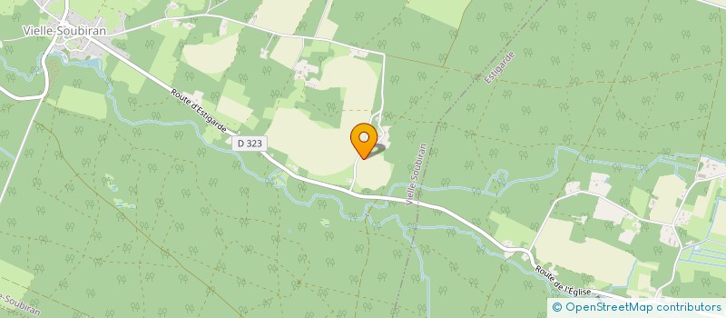 localisation de l'entreprise GROUPEMENT FORESTIER J.C.C.S.B.  VIELLE-SOUBIRAN