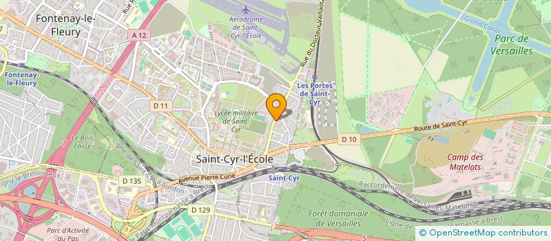 localisation de l'entreprise GROUPEMENT FORESTIER JEAN D'UZES  SAINT-CYR-L'ECOLE