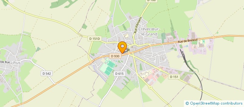 localisation de l'entreprise GROUPEMENT FORESTIER LA BOISSIERE  CREVECUR-LE-GRAND