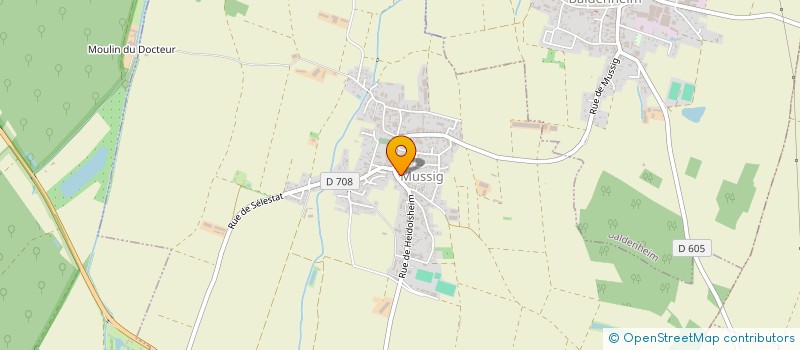 localisation de l'entreprise GROUPEMENT FORESTIER LA CHATAIGNERAIE  MUSSIG