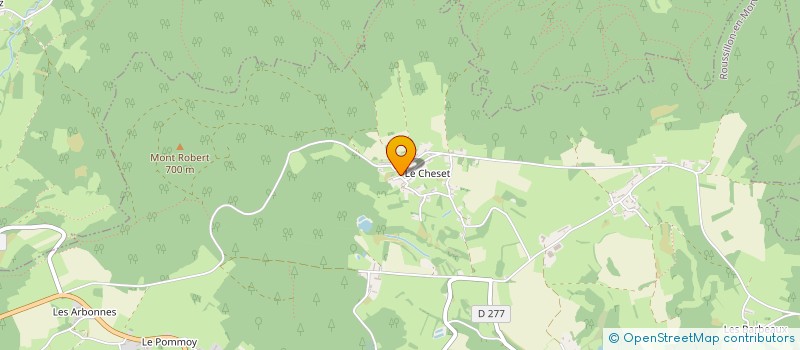 localisation de l'entreprise GROUPEMENT FORESTIER LA CHAUME DU CREUX  ANOST