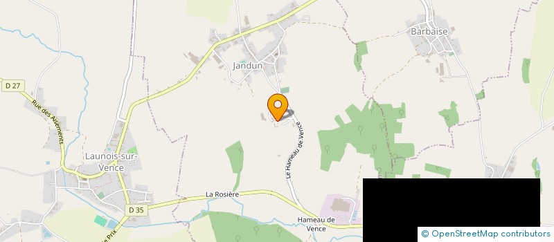 localisation de l'entreprise GROUPEMENT FORESTIER LA CRETE PIERROT  MONTIGNY-SUR-VENCE