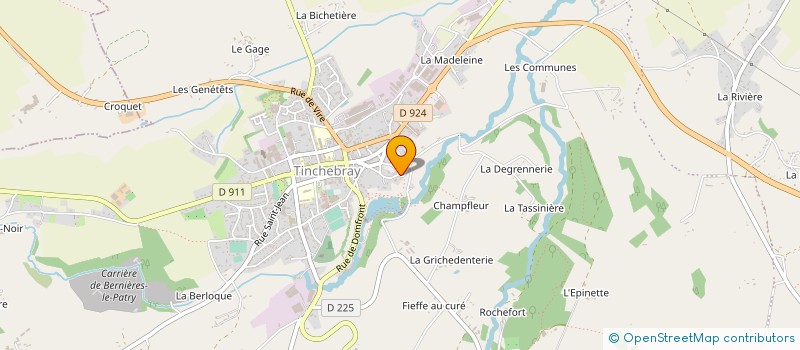 localisation de l'entreprise GROUPEMENT FORESTIER LA FERRIERE DUVAL à TINCHEBRAY-BOCAGE