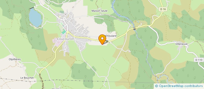 localisation de l'entreprise GROUPEMENT FORESTIER LA GENEBRADE à ISSARLES
