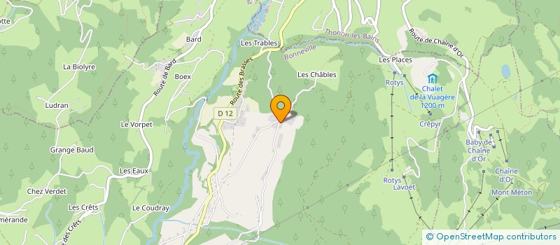 localisation de l'entreprise GROUPEMENT FORESTIER LA HULOTTE  VIUZ-EN-SALLAZ