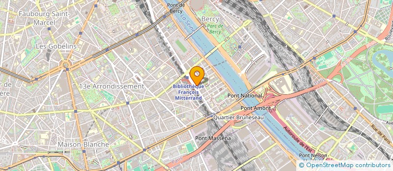 localisation de l'entreprise GROUPEMENT FORESTIER LA MOULIERE  PARIS 13