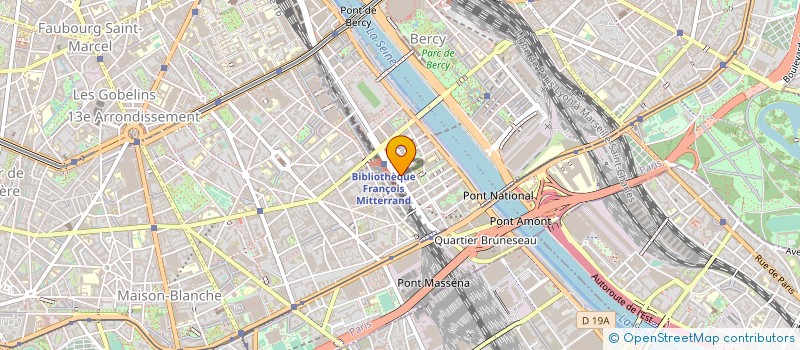 localisation de l'entreprise GROUPEMENT FORESTIER LA PERRIERE  PARIS 13