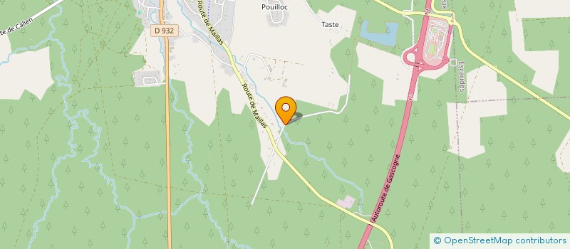 localisation de l'entreprise GROUPEMENT FORESTIER LA PIGNADA à CAPTIEUX