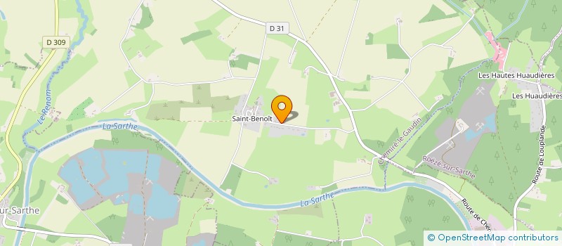 localisation de l'entreprise GROUPEMENT FORESTIER LA TOURBIERE  ROEZE-SUR-SARTHE