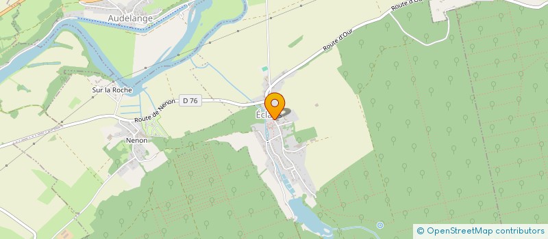 localisation de l'entreprise GROUPEMENT FORESTIER LA TUILERIE  ECLANS-NENON