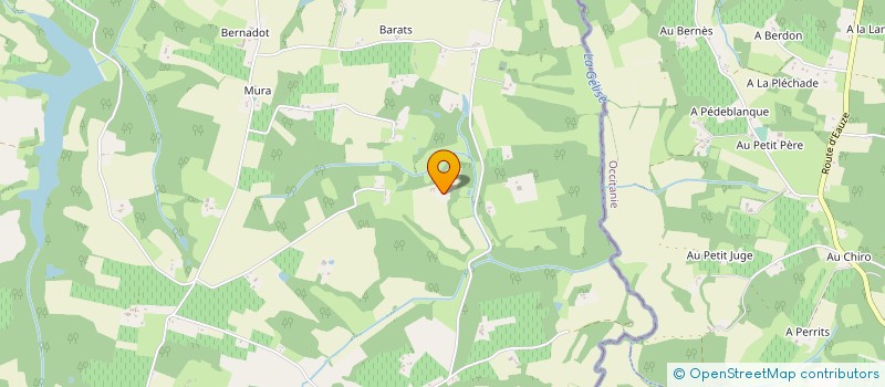 localisation de l'entreprise GROUPEMENT FORESTIER LABAT DE LABARRERE  ARX