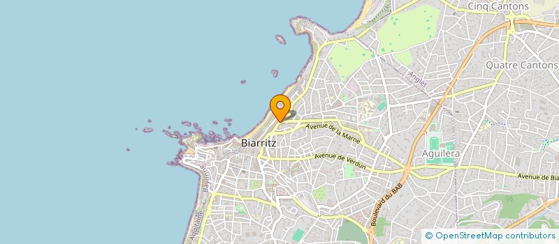 localisation de l'entreprise GROUPEMENT FORESTIER LAMIRAOUT à BIARRITZ