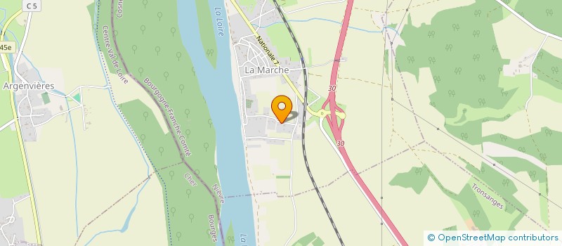 localisation de l'entreprise GROUPEMENT FORESTIER LD ST JUST  LA MARCHE