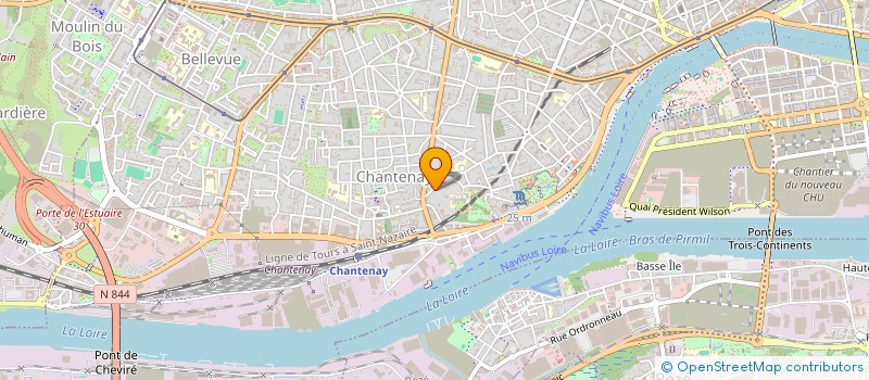 localisation de l'entreprise GROUPEMENT FORESTIER LE BOIS DE LA BARONIE  NANTES