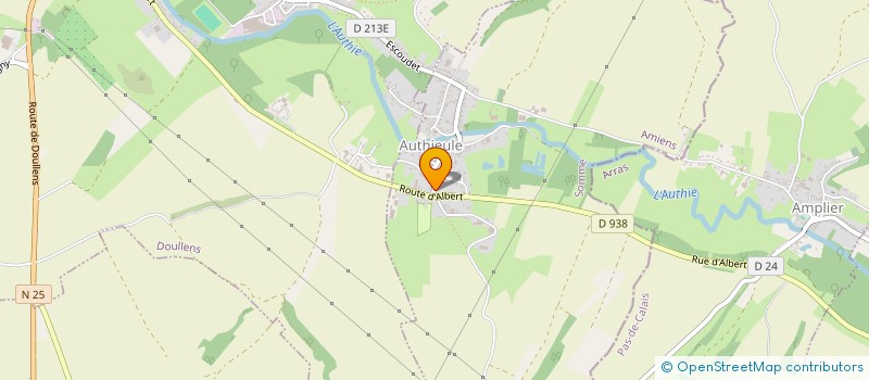 localisation de l'entreprise GROUPEMENT FORESTIER LE BOIS DU PARC  LUCHEUX