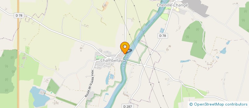 localisation de l'entreprise GROUPEMENT FORESTIER LE BREIL  CHAMBELLAY