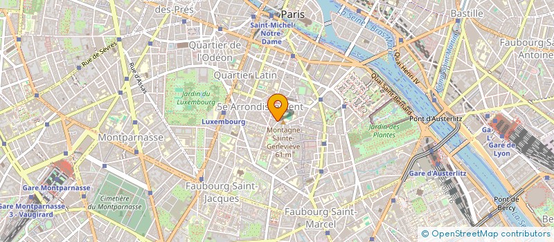 localisation de l'entreprise GROUPEMENT FORESTIER LE CARRY à PARIS